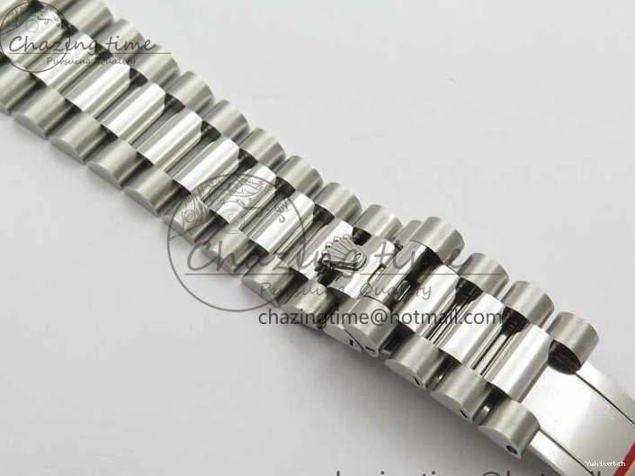 A2836 Dial 228239 Dial Blue SS BP SS Version Textured 904 on Day-Date President 40mm Ice Bracelet New 0724